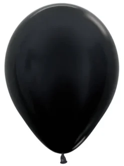 Balony Sempertex Metallic 12" 50 szt. Black