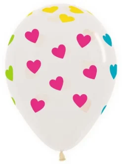 Balony Sempertex Neonowe Serca 12 cali 50 szt.