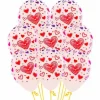 Balony Sempertex Serca w 3 kolorach 12'' 12 szt Mix