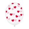 Balony Serduszka Crystal Clear 30cm 1 szt. kolor do wyboru