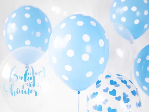 Balony Serduszka Crystal Clear 30cm 1 szt. kolor do wyboru