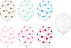 Balony Serduszka Crystal Clear 30cm 1 szt. kolor do wyboru