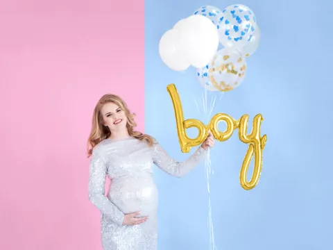 Balony Serduszka Crystal Clear 30cm 1 szt. kolor do wyboru