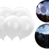 Balony świecące LED zestaw BIAŁE mix 30 cm 5 szt.