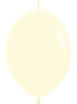 Balony do girland (Link-o-loon) LOL 12 cali Sempertex 50 szt. Pastel Matte Yellow
