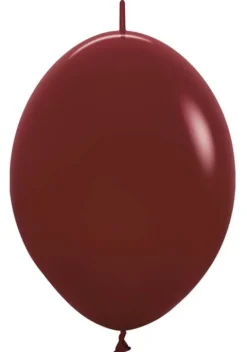 Balony do girland (Link-o-loon) LOL 12 cali Sempertex Solid 50 szt. Merlot