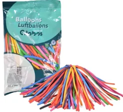 Balony do modelowania Globos Q260 MIX 100szt.