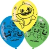 Balony gumowe BABY SHARK 11" 6 szt.