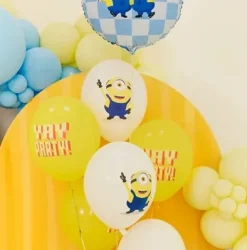 Balony gumowe Minionki 30 cm 6 szt.