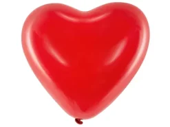 Balony gumowe Serce serca czerwone 16 cali 100 szt.