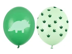 Balony lateksowe Dinozaury zielone 12 cali 30 cm 1 szt.