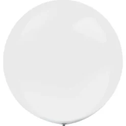 Balony lateksowe Everts Decor Line by Amscan 24 cale 4 szt. Frosty White