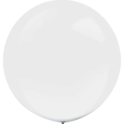 Balony lateksowe Everts Decor Line by Amscan 24 cale 4 szt. Frosty White