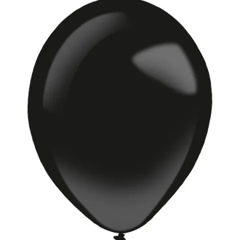 Balony lateksowe Everts Decor Line by Amscan 5 cali 100 szt. Jet Black
