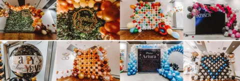 Balony lateksowe Everts Decor Line by Amscan 11 cali 50 szt. Macaron Pistachio
