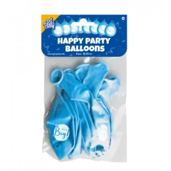 Balony lateksowe It's a boy, chłopiec niebieskie 30 cm 8 szt.