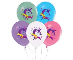 Balony lateksowe Jednorożec 12 cali 5 szt.