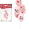 Balony lateksowe na Walentynki "Valentines Day" 6 szt. 12 cali