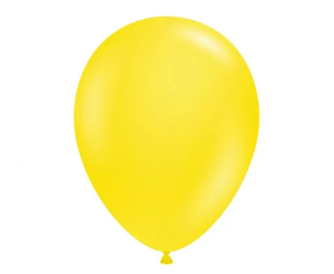 Balony lateksowe TUFTEX 11 cali kolor Yellow 100 szt.