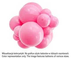 Balony lateksowe TUFTEX 11 cali kolor Pink 100 szt.