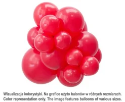 Balony lateksowe TUFTEX 11 cali kolor Red 100 szt.