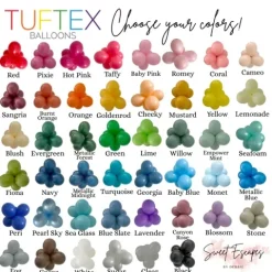Balony lateksowe TUFTEX 11 cali kolor White 100 szt.