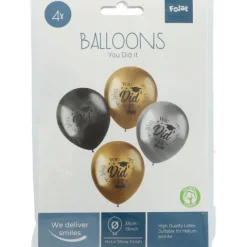 Balony lateksowe You did it zestaw 33 cm (dla studenta, absolwenta)