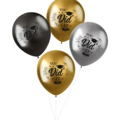 Balony lateksowe You did it zestaw 33 cm (dla studenta, absolwenta)