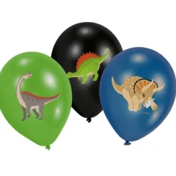 Balony nadruk Dinozaury 11 cali 6 szt.