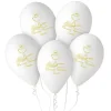 Balony Pierwsza Komunia Święta (kielich) 13 cali 5 szt.