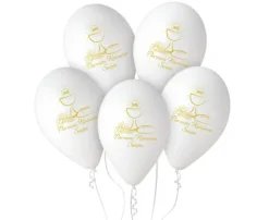 Balony Pierwsza Komunia Święta (kielich) 13 cali 5 szt.