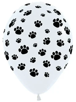 Balony Sempertex Łapki Paws 12'' 25 szt Mix