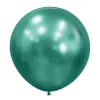 Balony Sempertex Chrome Shiny Reflex Aurora Green 24 cali 3 szt.