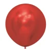 Balony Sempertex Chrome Shiny Reflex Red 24 cale 3 szt.