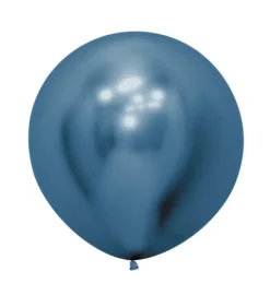 Balony Sempertex Chrome Shiny Reflex Blue 24 cale 3 szt.
