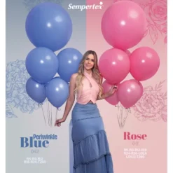 Balony Sempertex Fashion Solid 5 cali 50 szt. Rose