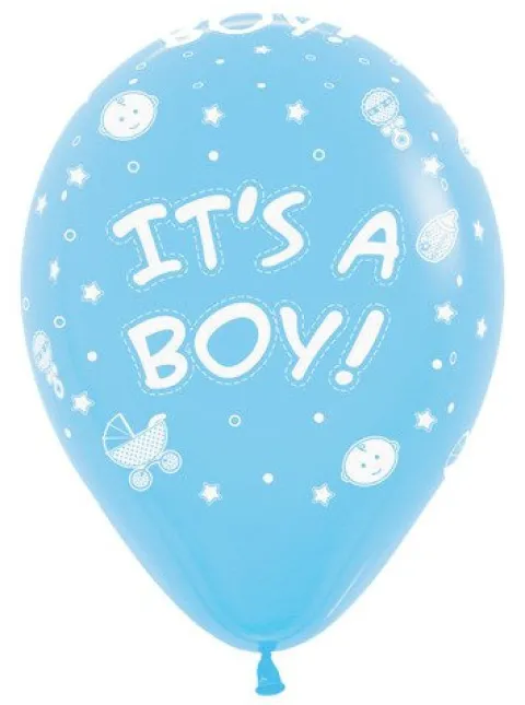 Balony Sempertex It's a Boy 12'' Pastel 50 szt