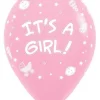 Balony Sempertex It's a Girl 12'' 50 szt