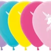 Balony Sempertex Jednorożec 12'' 50 szt Mix kolorów