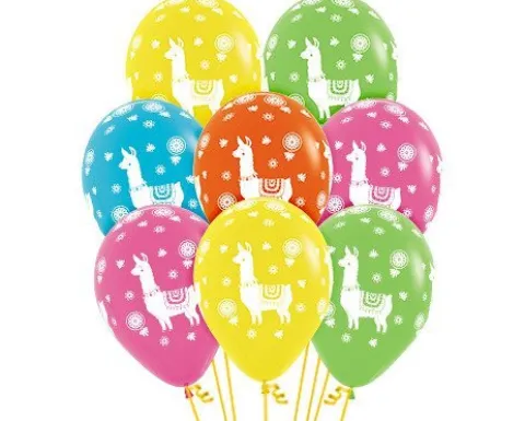 Balony Sempertex Lama 12'' 25 szt Mix