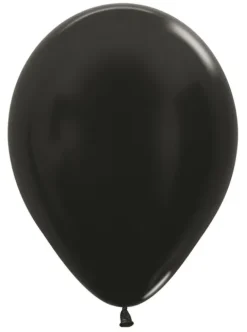 Balony Sempertex Metallic Black 5 cali 50 szt.