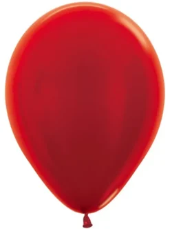 Balony Sempertex Metallic 12'' 100 szt. Red
