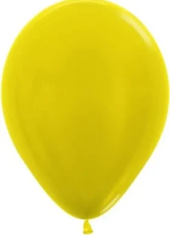 Balony Sempertex Metallic 10'' 100 szt. Yellow