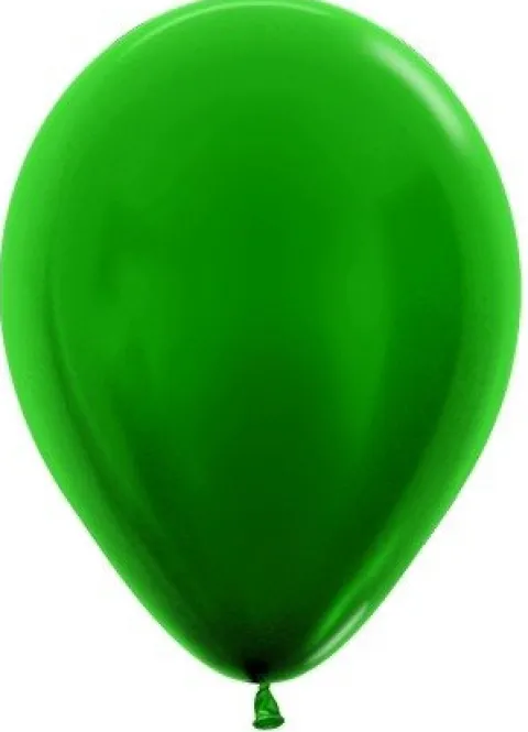 Balony Sempertex Metallic 10'' 100 szt. Forest Green
