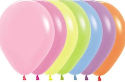 Balony Sempertex Neon 5 cali 50 szt. Mix kolorów
