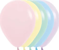Balony Sempertex Pastel 9'' 100 szt Mix kolorów