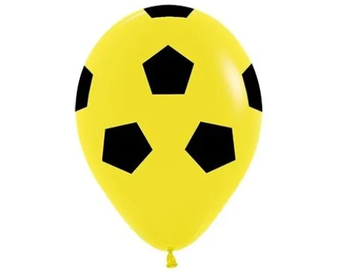 Balony Sempertex Piłka nożna 12'' 12 szt Mix kolorów