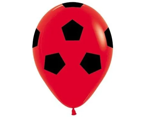 Balony Sempertex Piłka nożna 12'' 12 szt Mix kolorów
