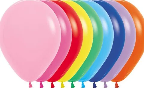 Balony Sempertex Solid 9'' 50 szt Mix kolorów