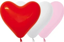 Balony SERCE 16'' Sempertex 100 szt MIX ROMANTYCZNY